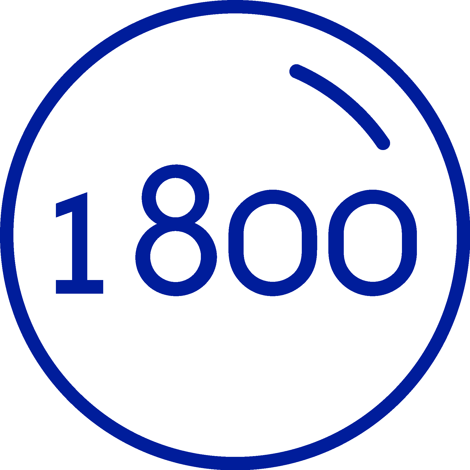 1 800 Contacts Simple Logo Vector Logo